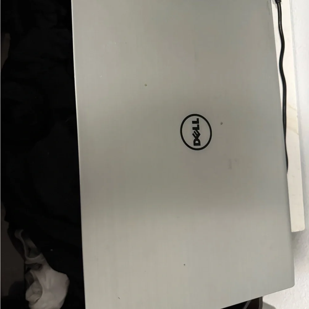 Dell Laptop with Black and Silver Accents